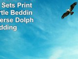 Microfiber Reversible Bedding Sets Printed Sea Turtle Bedding Sets Reverse Dolphin Bedding