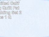 4pc Dakota Black Star Hand Quilted California King Quilt Patchwork Bedding Set 2 Shams 1