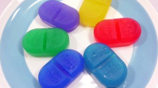 How to Make Chill Pill Tablet Color Jelly Pudding Recipe Cooking 알약 칼라 젤리 푸딩 만들기 요리 소꿉놀이