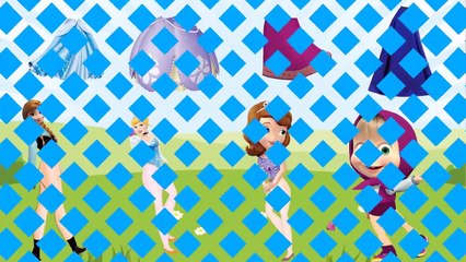 Wrong Dress Masha Anna Sofia Cinderella Finger Family Learn Colors For Kids