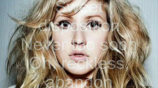 Ellie Goulding Sweet Disposition (with lyrics on screen)