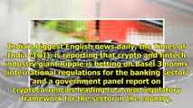 Ripple Expects India to Overturn Cryptocurrency Ban with Regulations