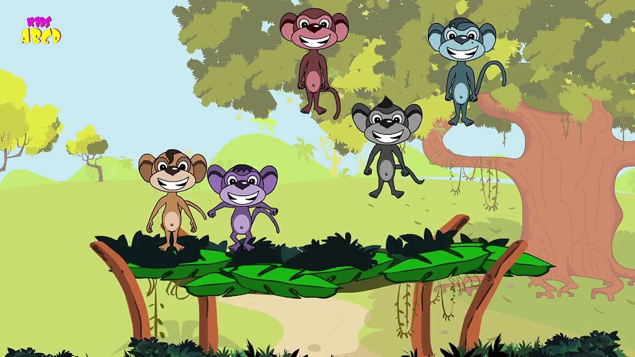 Five Little Monkeys Jumping On The Bed Nursery Rhyme