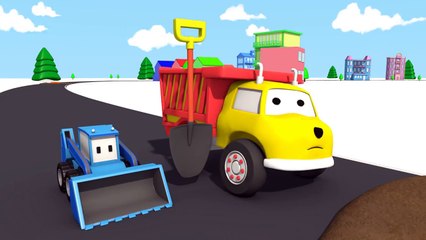 Learn Colors Ethan Finds Surprises in a Muddy Road Learning Video for Children with Dump T