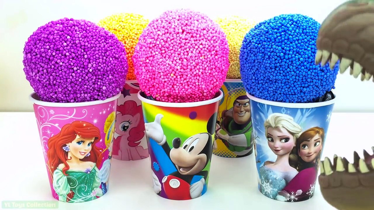 Play Foam Surprise Toys Disney Casr Masha and the bear Buzz Lightyear