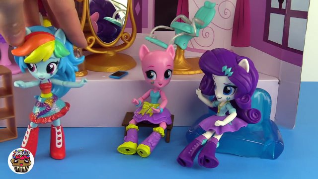 My Little Pony Pinkie Pie Goes Bald?!! Switch A Do Hair Salon with Rarity, Rainbow Dash