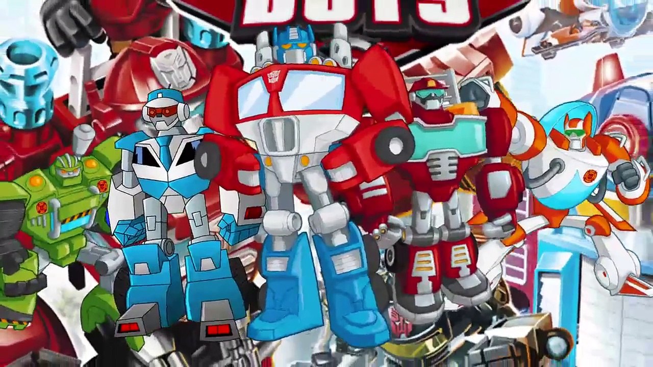 Transformer Rescue Bots new Finger Family | Nursery Rhyme for Children | 4K Video