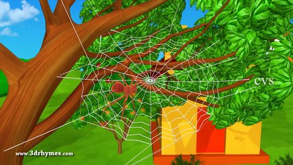 Little Miss Muffet - 3D Animation English Nursery Rhyme for Children with lyrics