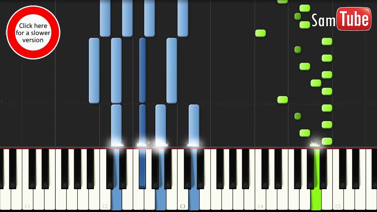 David Guetta Dangerous Tutorial (How To Play On Piano) feat. Sam Martin