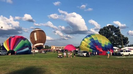 Hot Air Balloon Crashes During Pro Football Hall of Fame Event