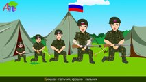 Семья пальчиков солдатиков | Soldier Finger Family in Russian