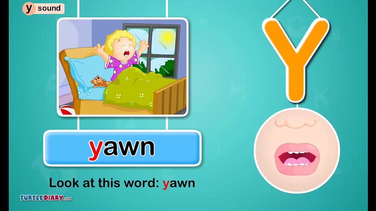 Letter /y/ Sound Phonics by TurtleDiary video Dailymotion