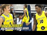 Mac McClung Is CRAZY!! Mac & James Akinjo GIVING THESE PROBLEMS at Nike Pro City!!