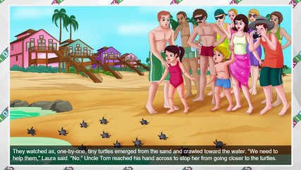Lincoln and Laura Go to the Beach | Children Bedtime Stories | Story Books for Kids | Tale