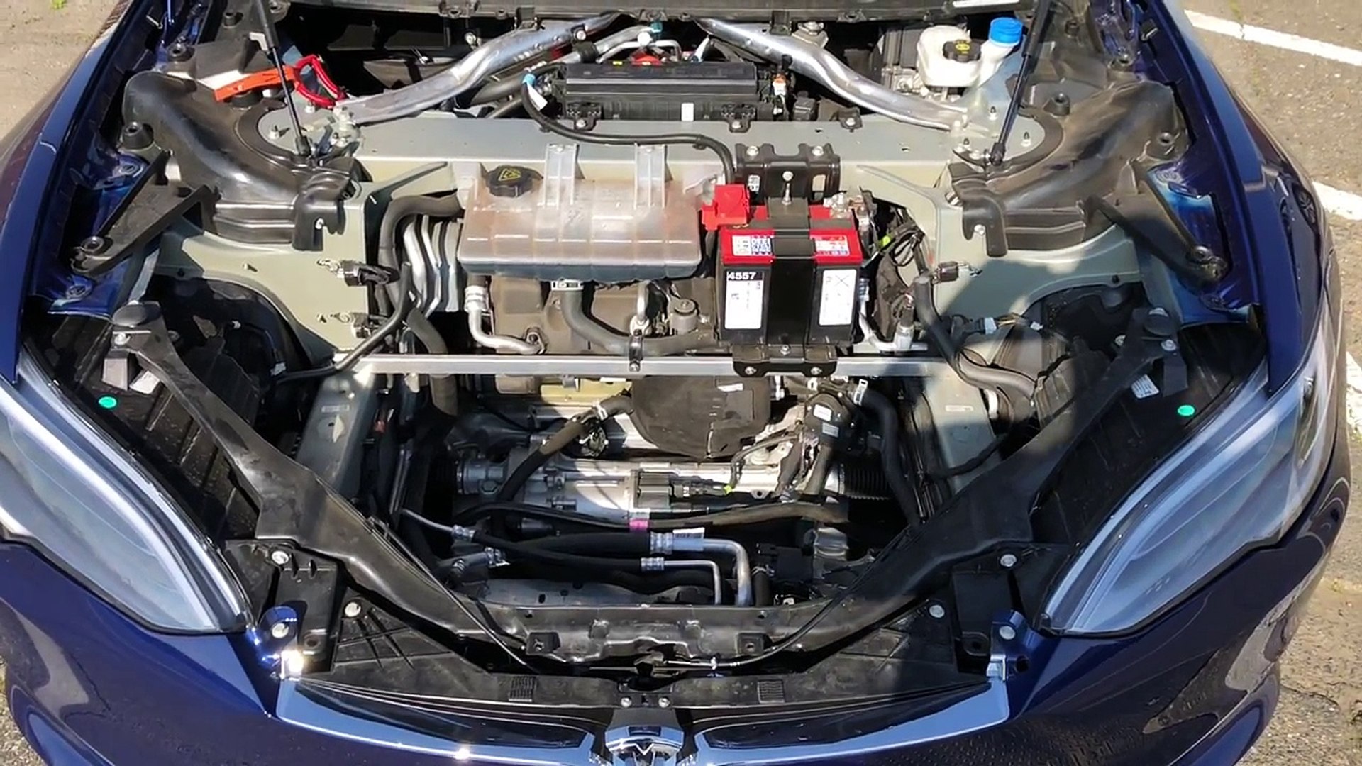 Under the Hood of a Tesla Model S 