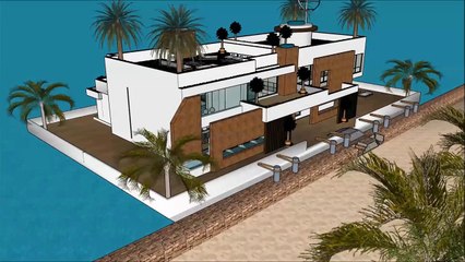 SIMS 5 VILLA BAUEN ANLEITUNG VILLA DE LUXE CONSTRUCTION FLOATING ON WATER GROßE HAUS  Luxury Yachtin