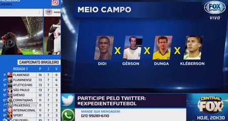 Qual o melhor meio campo de todos os titulos da seleção brasileira