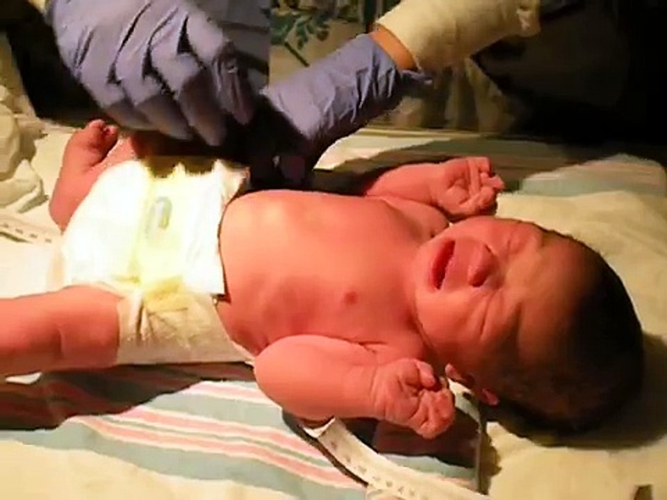 Daddy Holding Baby For 1st Time