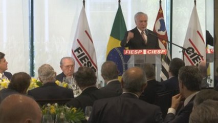 Temer pide a su sucesor continuar sus políticas en Brasil