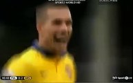 Lukas Podolski Goal - Arsenal vs Fulham 3:1 24/08/13 HD