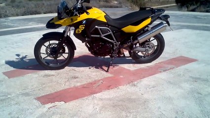 BMW F650GS Sun Yellow - Presentation