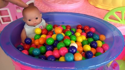 Baby doll big house toys baby Doli play