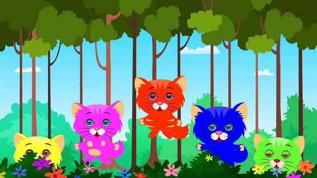 Five Little Kittens | Five Little | Kids Songs With Lyrics For Babies | Nursery Rhymes