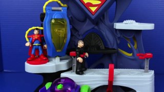 Superman Imaginext Superhero Set with Batman and Supervillains Joker and Two Face with Lex