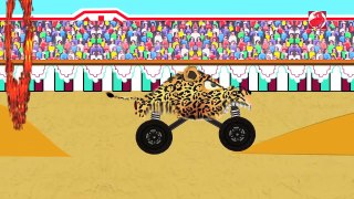 Monster Trucks | Cat & Mouse | Animals Monster Trucks