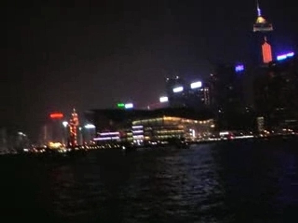 Hong Kong Light show le 1er Décembre 2007