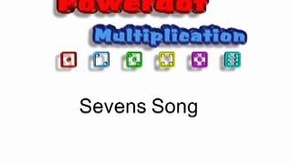 Multiply by 7 in Minutes with Powerdot Multiplication skip counting songs! www.PowerdotMat