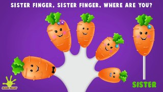 The Finger Family Carrot Cake Pop Family Nursery Rhyme | Easter Finger Family Songs
