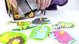 Видео для детей: робот Валли. Пазлы Животные для детей