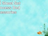 3pc Disney Cinderella Twin Bed Sheet Set Secret Princess Bedding Accessories