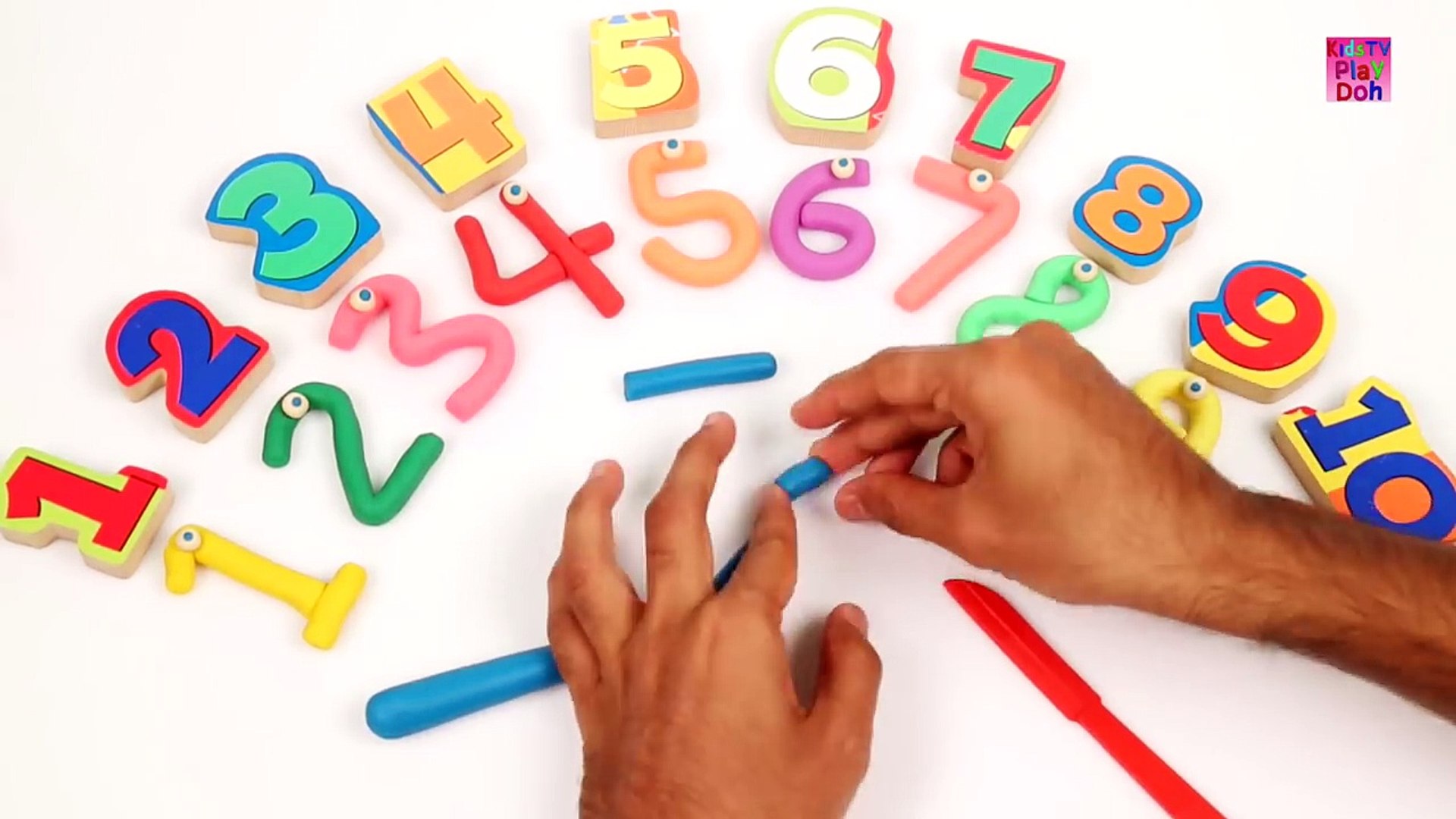 Play Doh Shapes Play Doh ABC Play Doh Numbers Kids Nursery Rhymes Kids Song Stop Motion