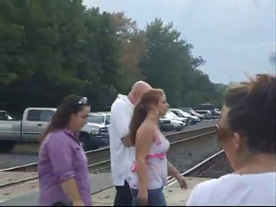 Dodge Ram 3500 hits car