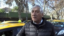 Taxistas chilenos rechazan legalización de Uber y Cabify