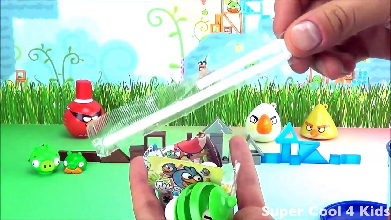 Angry Birds funny Angry Eggs #9 Kinder surprise egg toy opening EPIC fun (SC4
