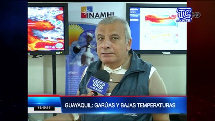 Garúas y bajas temperaturas se toman Guayaquil