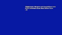 Digital book  Mergers and Acquisitions from A to Z Unlimited acces Best Sellers Rank : #3