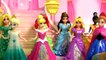 Play Doh Design A Dress For 7 Disney Princess MagiClip Dolls using Play Dough Magic Clip 2