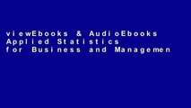 viewEbooks & AudioEbooks Applied Statistics for Business and Management using Microsoft Excel any