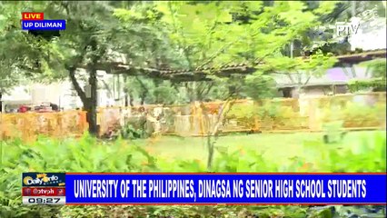 University of the Philippines, dinagsa ng senior high school students
