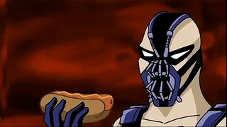 Bane Eats A Hotdog