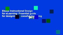 Ebook Instructional Design for eLearning: Essential guide for designing successful eLearning