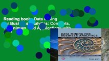 Reading books Data Mining for Business Analytics: Concepts, Techniques, and Applications with JMP