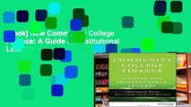 [book] New Community College Finance: A Guide for Institutional Leaders