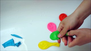 Water Colours Balloons Learn Colors wet balloons nursery rhymes song