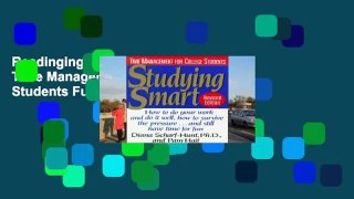 Readinging new Studying Smart: Time Management for College Students Full access