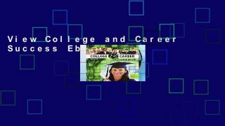 View College and Career Success Ebook